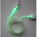 USB Sync-und Ladekabel  Micro USB Gerte 0,9m grn leuchtend